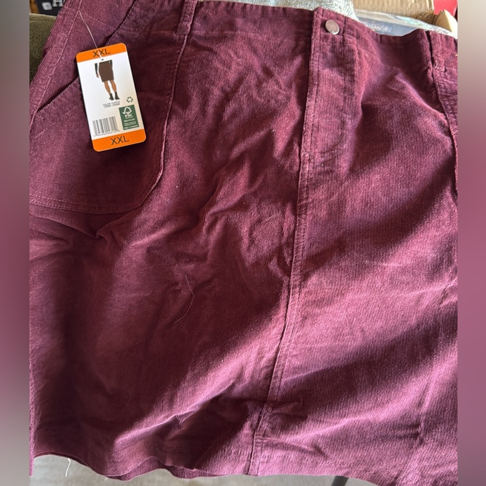 Burgundy Corduroy Pants XXL